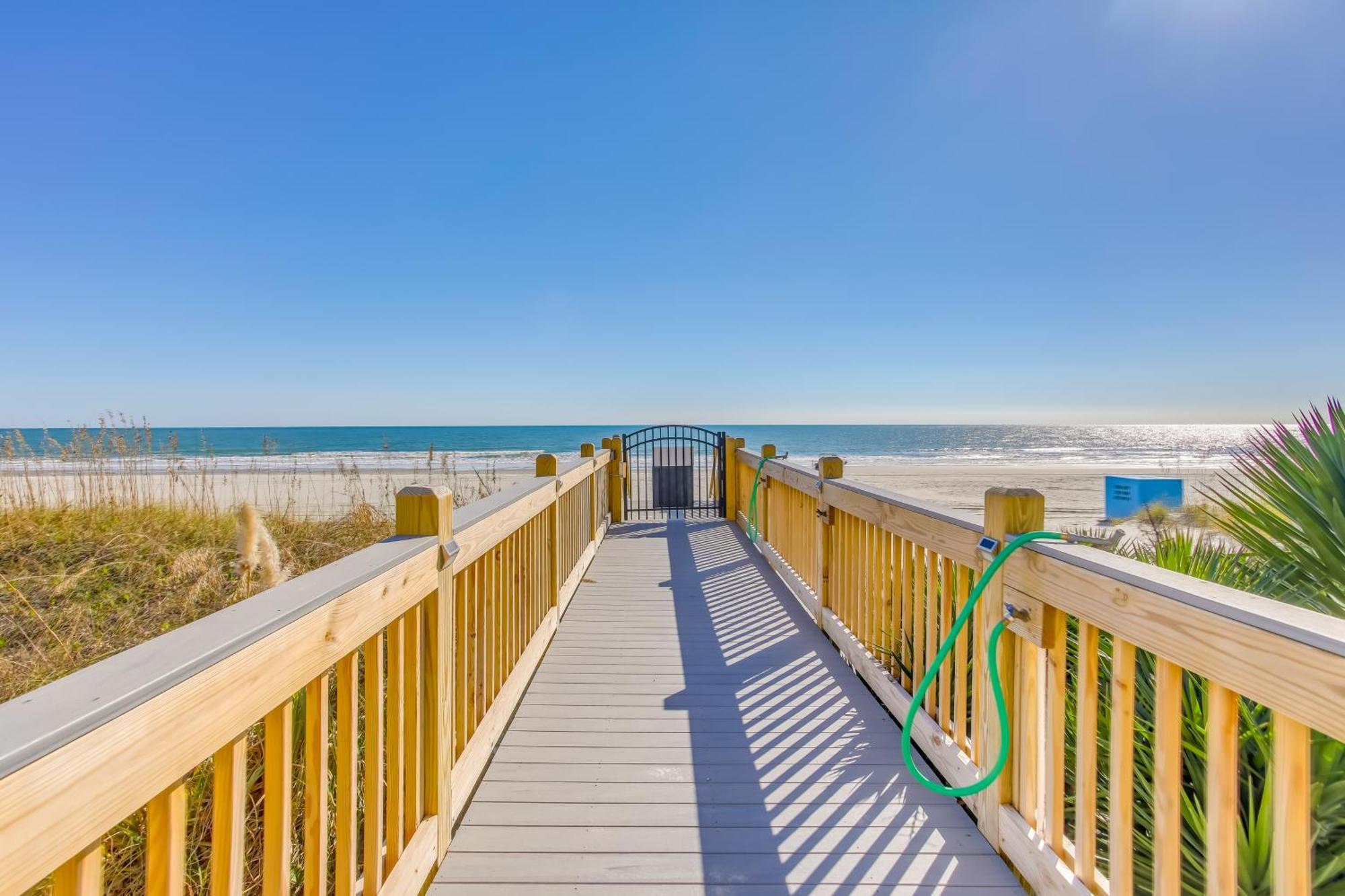 Myrtle Beach Condo - Steps To Ocean And Apache Pier! Exterior photo