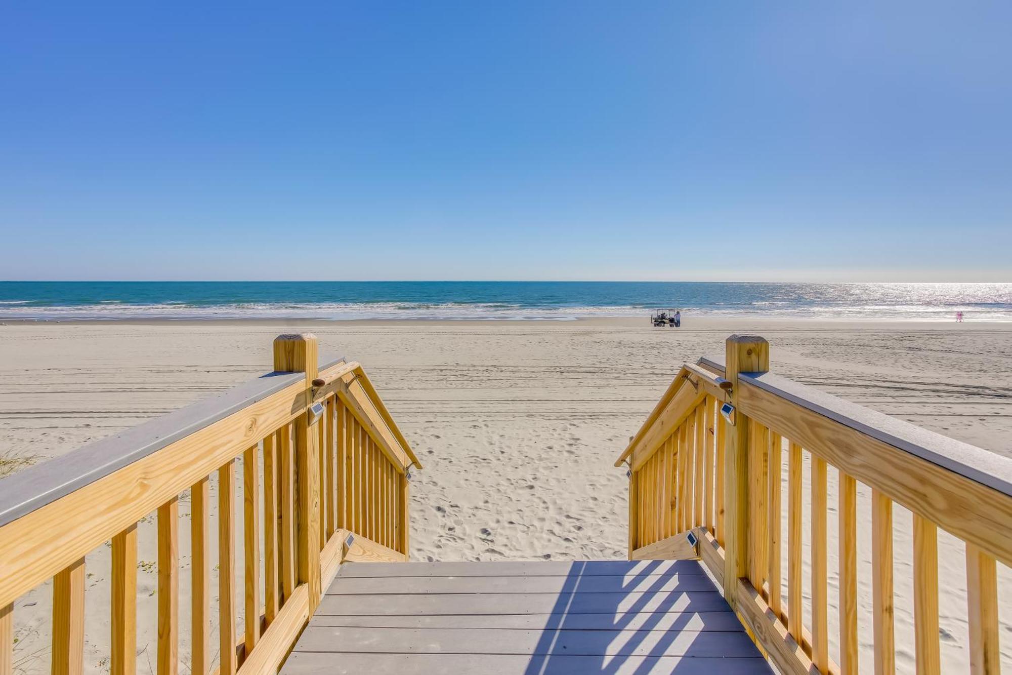 Myrtle Beach Condo - Steps To Ocean And Apache Pier! Exterior photo